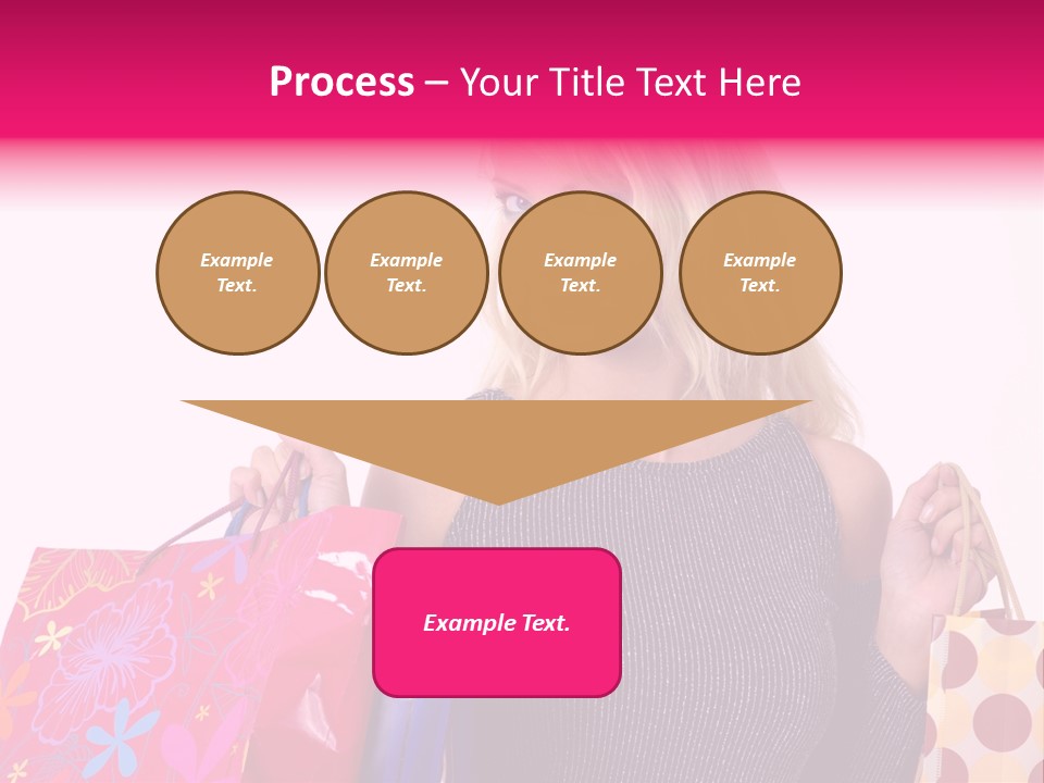 Present Buying Laugh PowerPoint Template