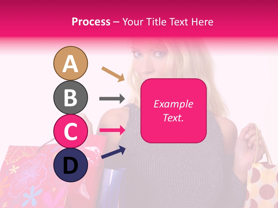 Present Buying Laugh PowerPoint Template