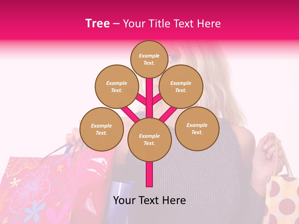 Present Buying Laugh PowerPoint Template