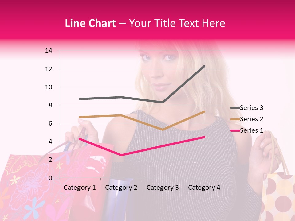 Present Buying Laugh PowerPoint Template