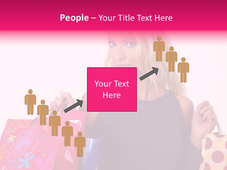 Present Buying Laugh PowerPoint Template