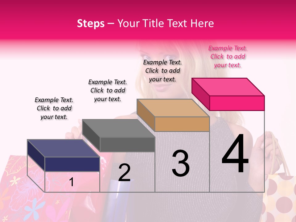 Present Buying Laugh PowerPoint Template