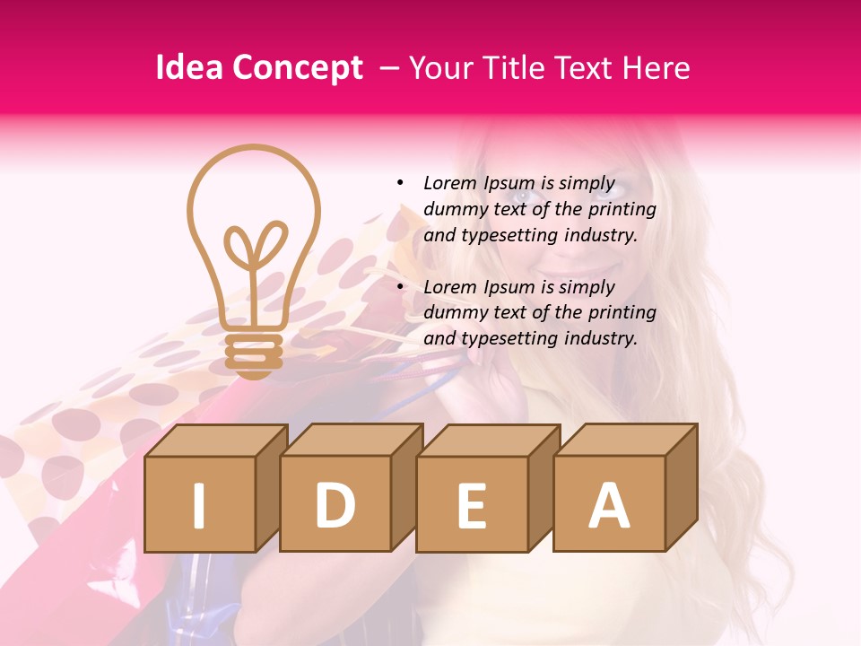 Beautiful Gift Joy PowerPoint Template