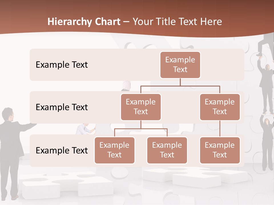 Building Isolated Businessmen PowerPoint Template