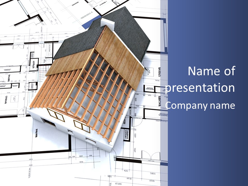 Architecture Property Flat PowerPoint Template