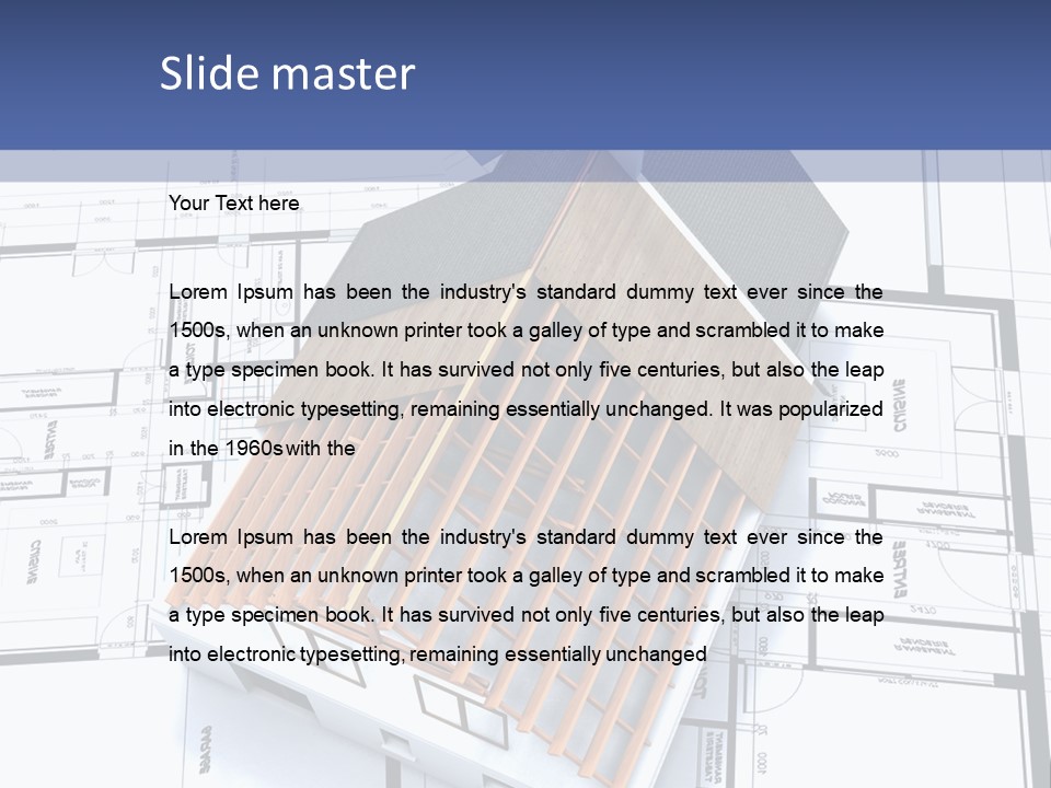 Architecture Property Flat PowerPoint Template