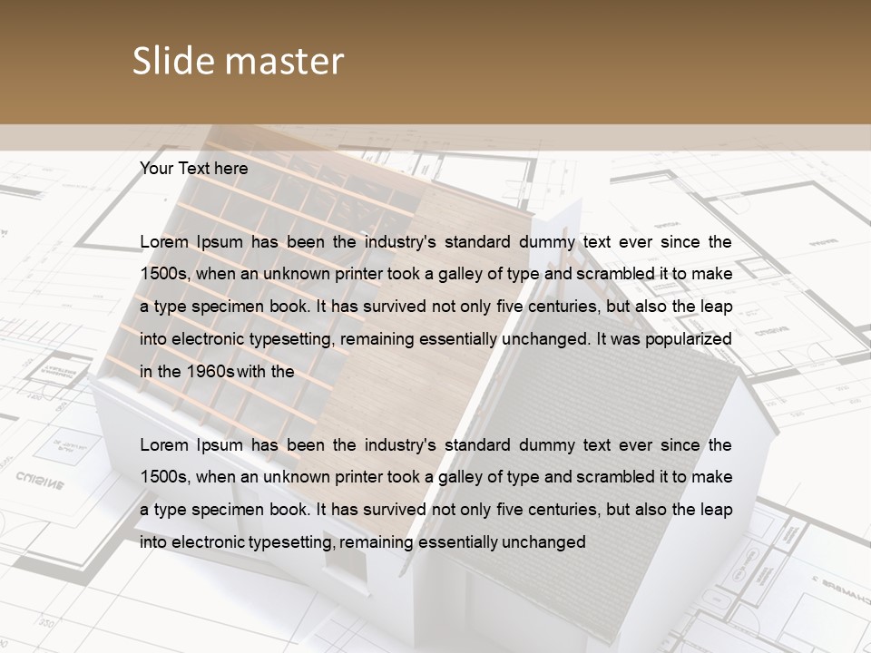 Map Study Flat PowerPoint Template