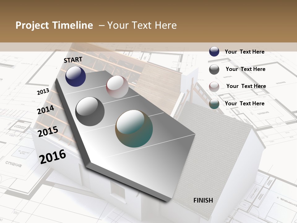 Map Study Flat PowerPoint Template