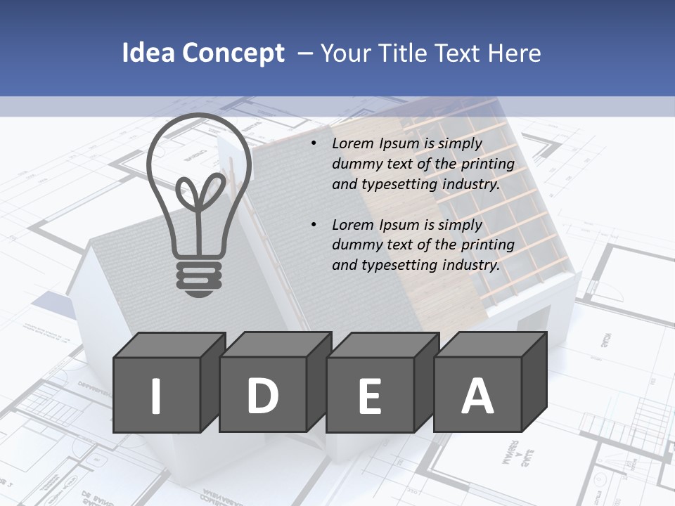 Flat Family Framework PowerPoint Template