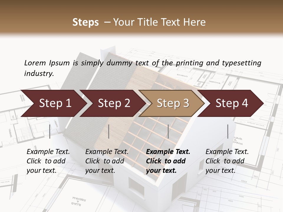 Trade Pencil Countryside PowerPoint Template