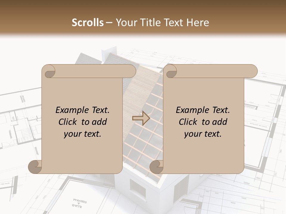 Trade Pencil Countryside PowerPoint Template