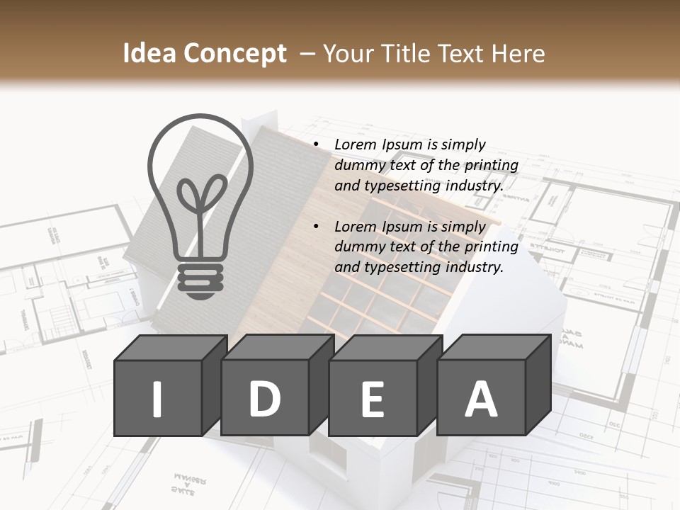 Trade Pencil Countryside PowerPoint Template