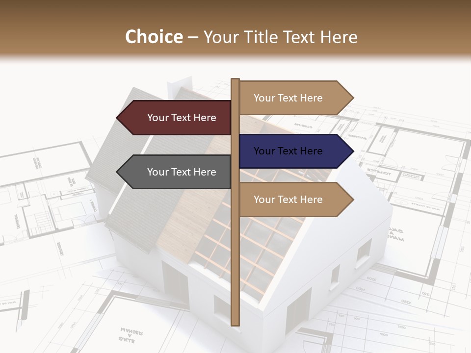 Trade Pencil Countryside PowerPoint Template