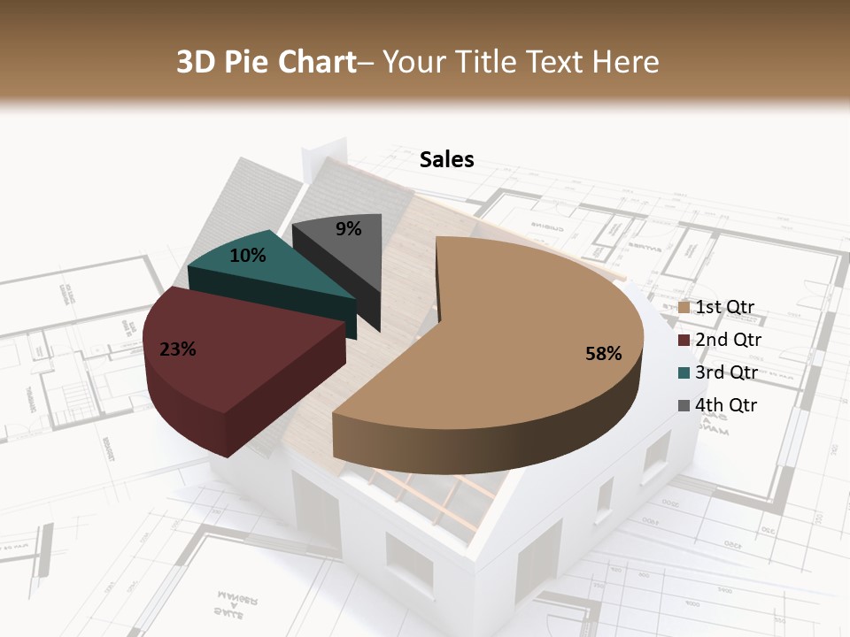 Trade Pencil Countryside PowerPoint Template