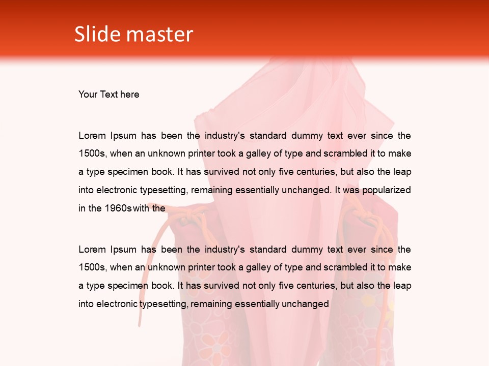 Umbrella Wellington Fall PowerPoint Template