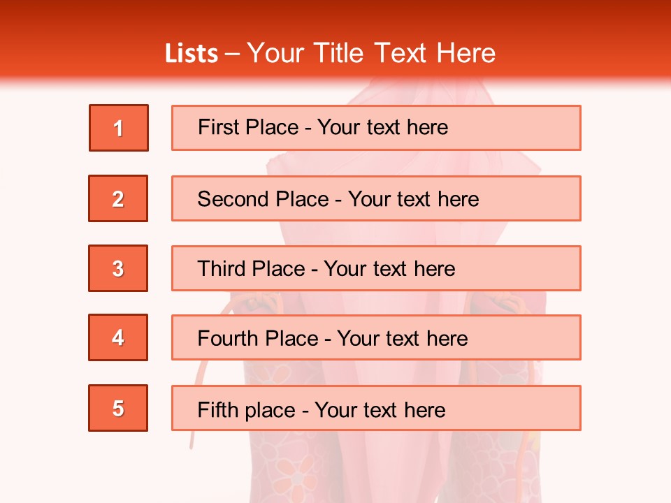 Umbrella Wellington Fall PowerPoint Template