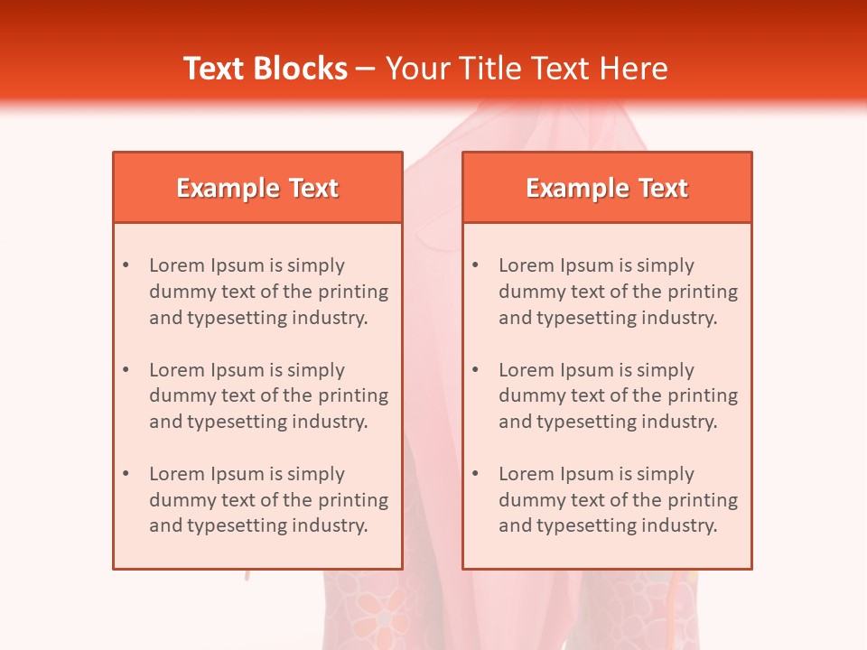 Umbrella Wellington Fall PowerPoint Template