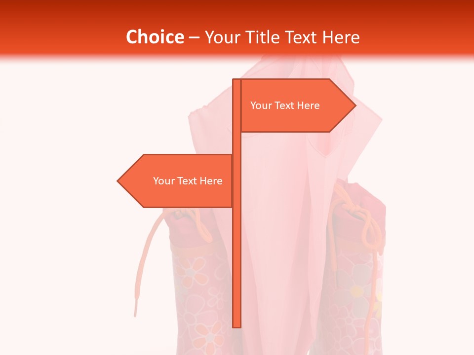 Umbrella Wellington Fall PowerPoint Template