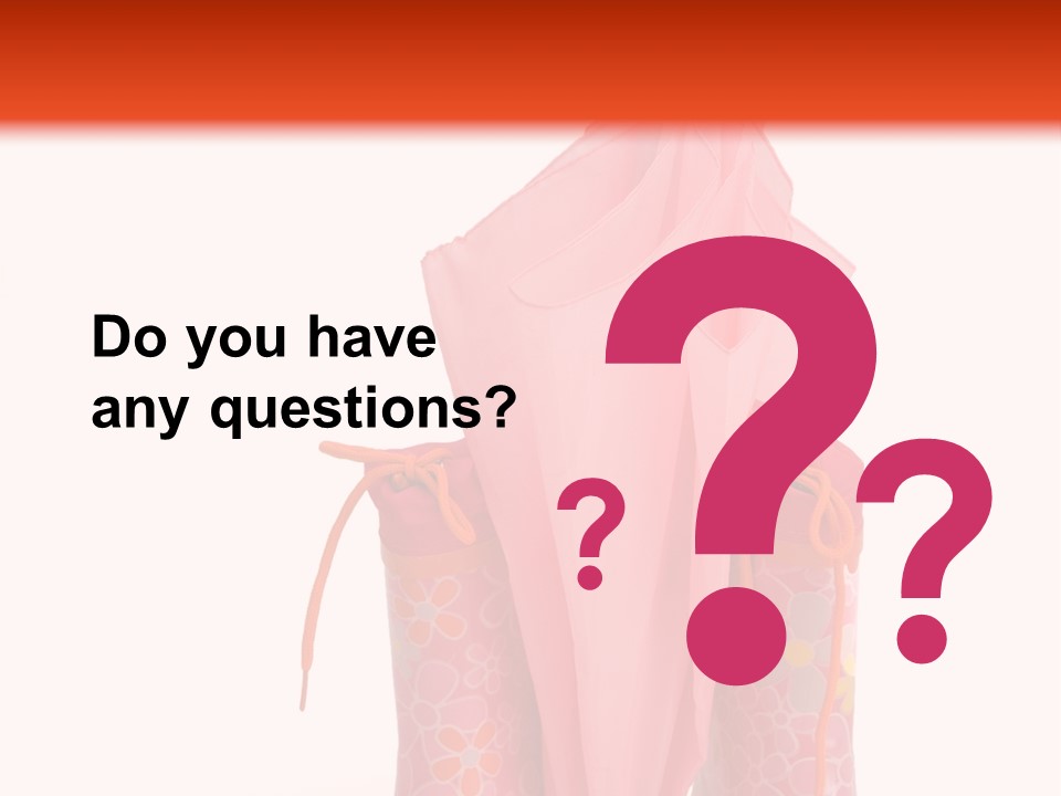 Umbrella Wellington Fall PowerPoint Template