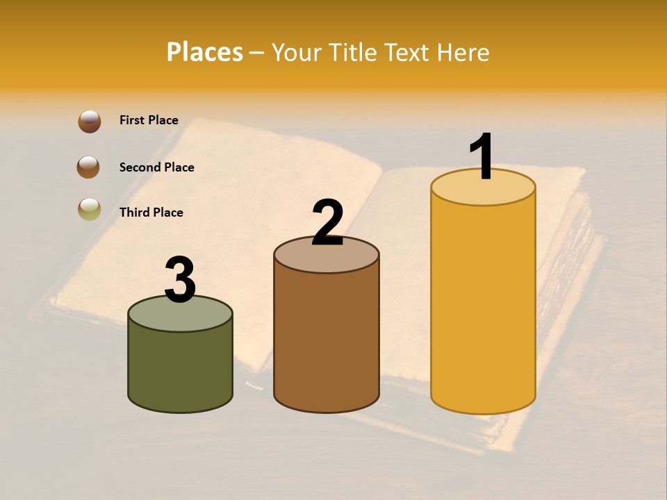 Dirty Desk Textured Effect PowerPoint Template