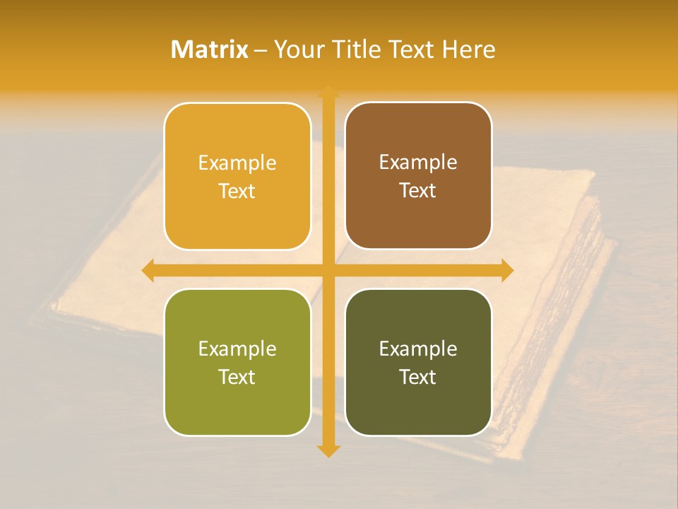 Dirty Desk Textured Effect PowerPoint Template