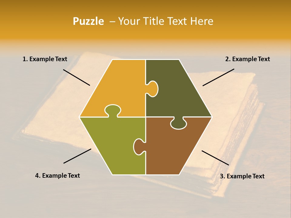 Dirty Desk Textured Effect PowerPoint Template