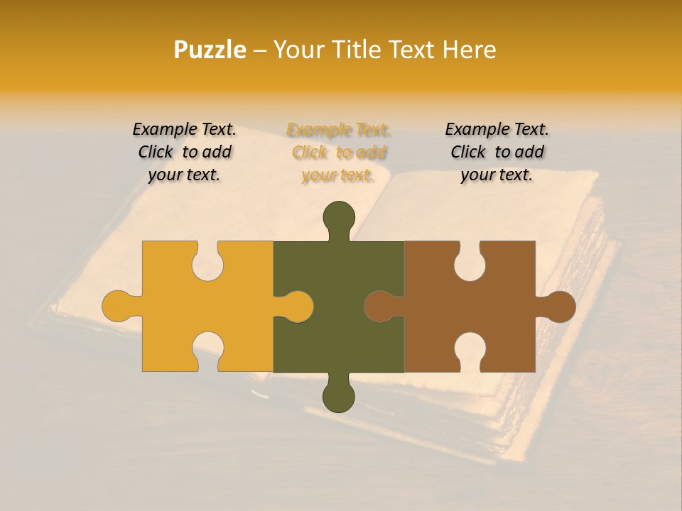 Dirty Desk Textured Effect PowerPoint Template