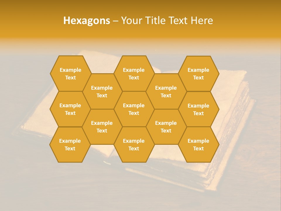 Dirty Desk Textured Effect PowerPoint Template