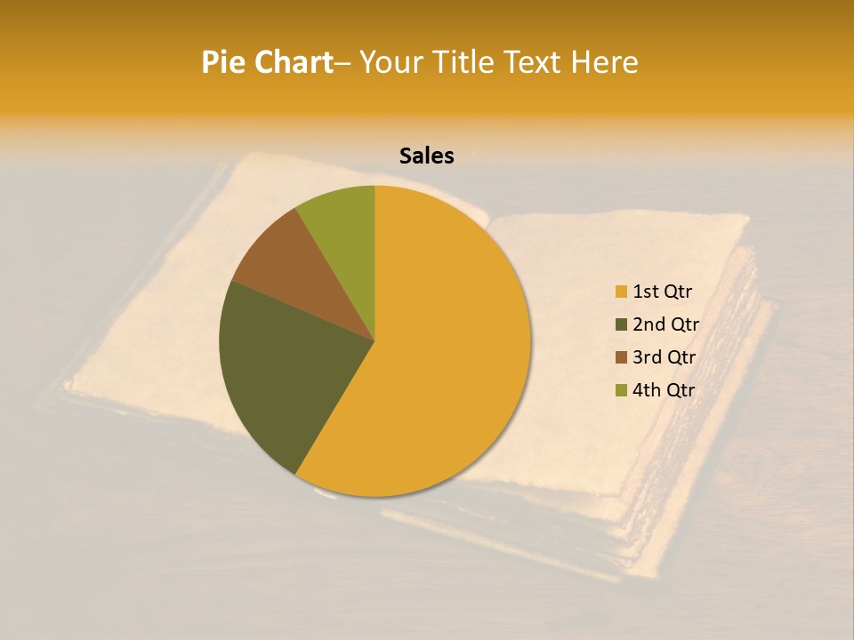 Dirty Desk Textured Effect PowerPoint Template
