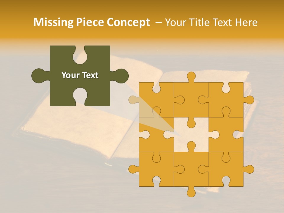 Dirty Desk Textured Effect PowerPoint Template