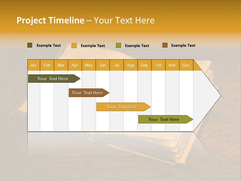 Dirty Desk Textured Effect PowerPoint Template
