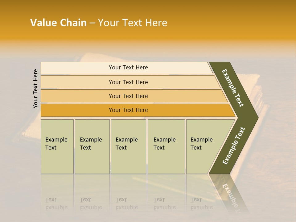 Dirty Desk Textured Effect PowerPoint Template
