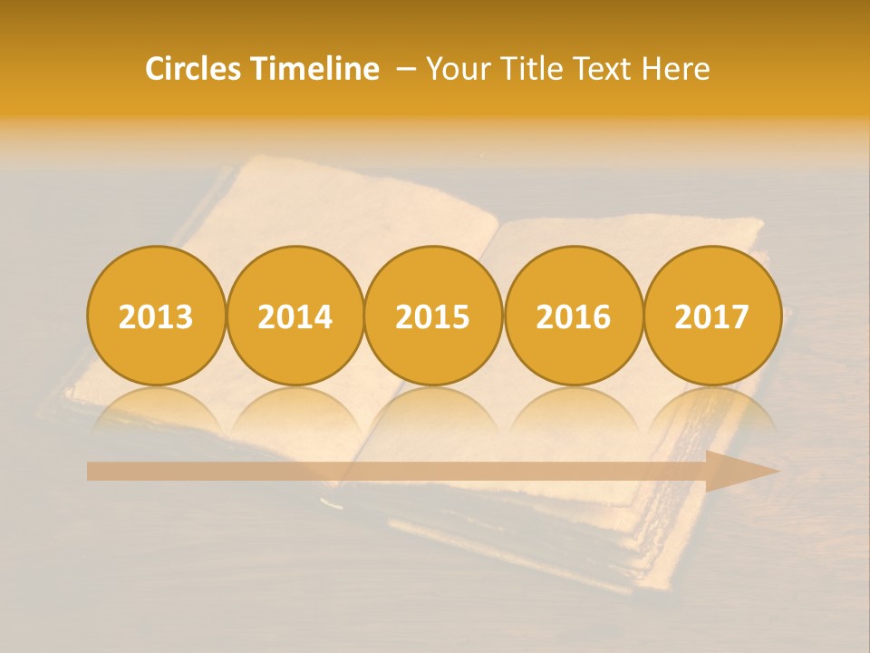 Dirty Desk Textured Effect PowerPoint Template