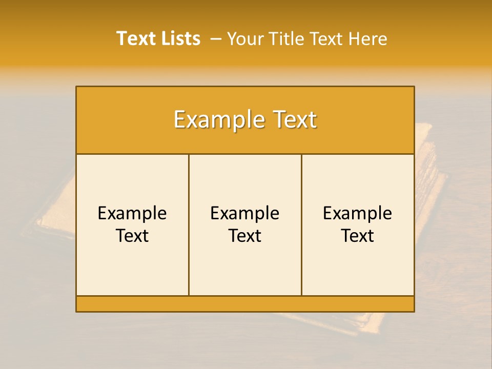 Dirty Desk Textured Effect PowerPoint Template