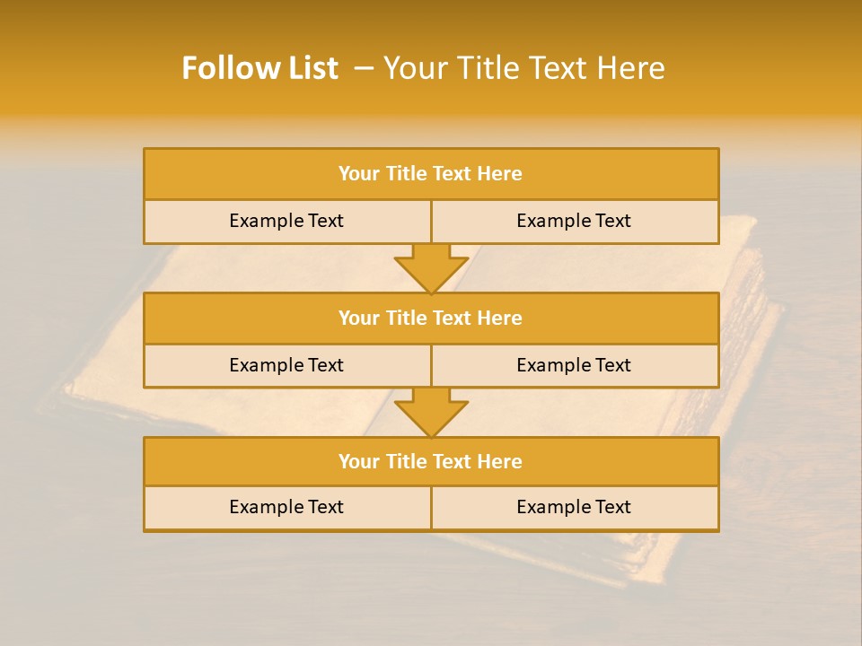 Dirty Desk Textured Effect PowerPoint Template