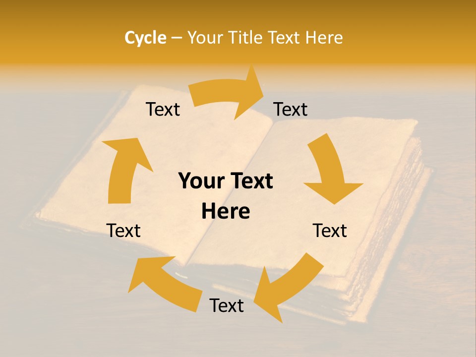 Dirty Desk Textured Effect PowerPoint Template