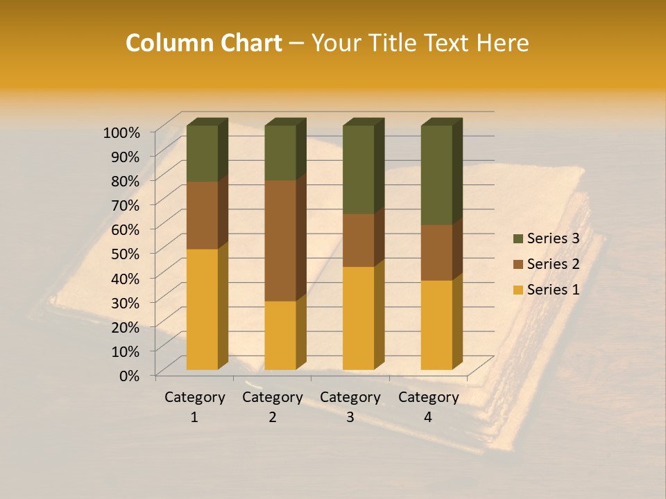 Dirty Desk Textured Effect PowerPoint Template