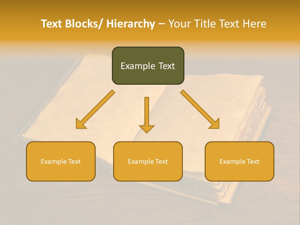 Dirty Desk Textured Effect PowerPoint Template