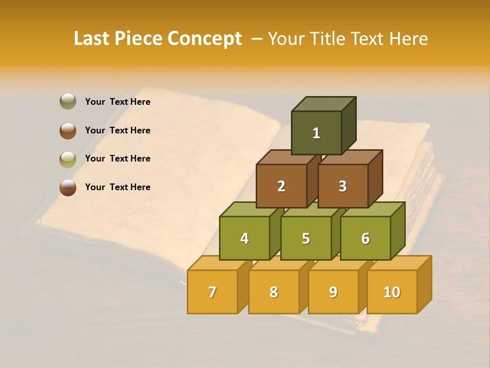 Dirty Desk Textured Effect PowerPoint Template