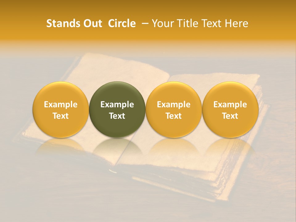 Dirty Desk Textured Effect PowerPoint Template