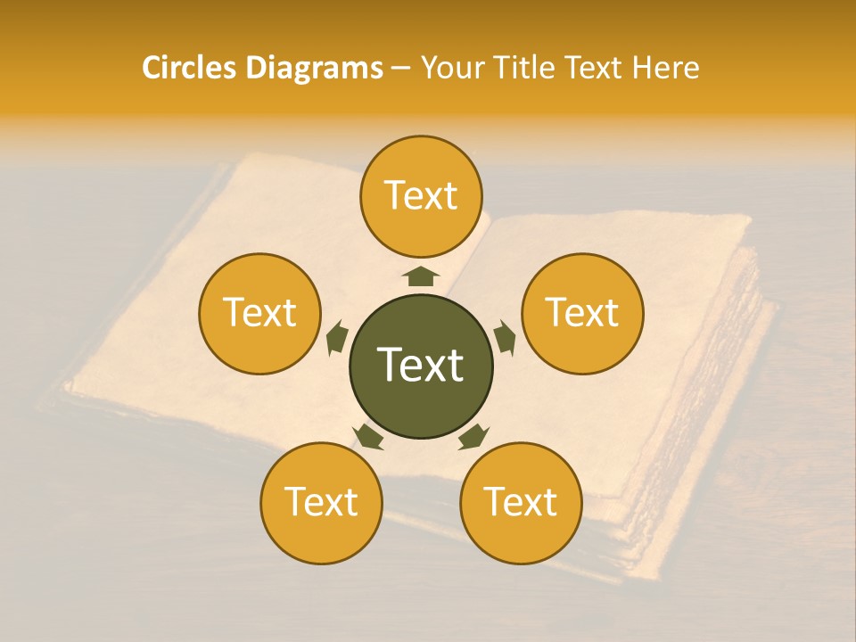 Dirty Desk Textured Effect PowerPoint Template