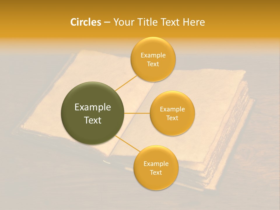 Dirty Desk Textured Effect PowerPoint Template