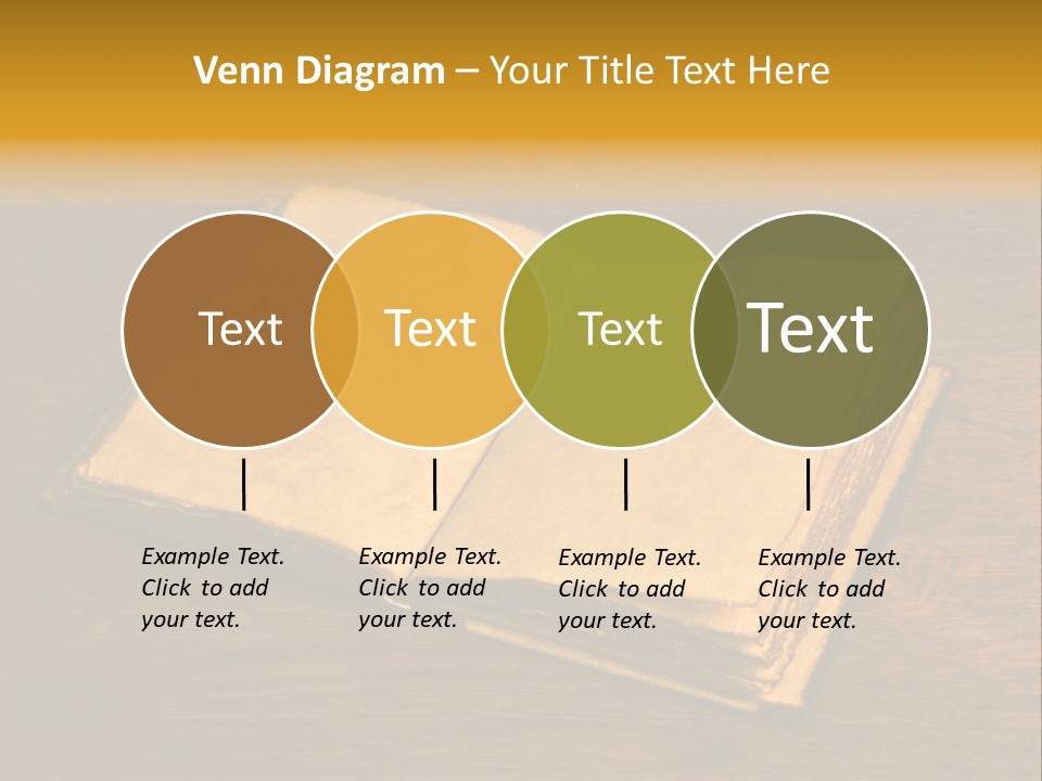 Dirty Desk Textured Effect PowerPoint Template