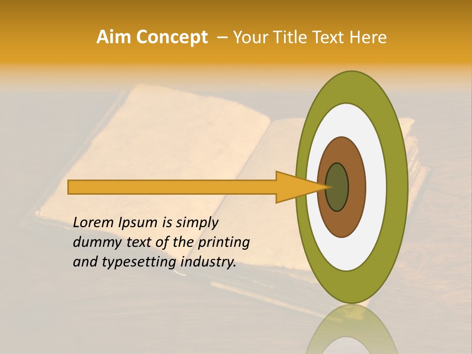 Dirty Desk Textured Effect PowerPoint Template