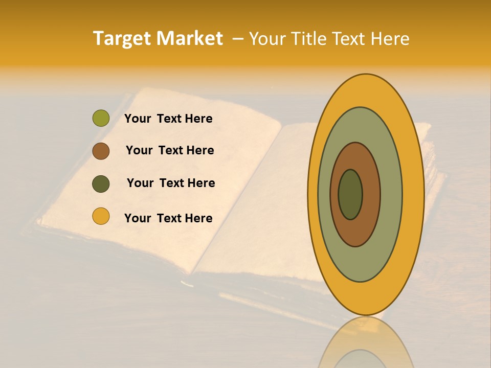 Dirty Desk Textured Effect PowerPoint Template