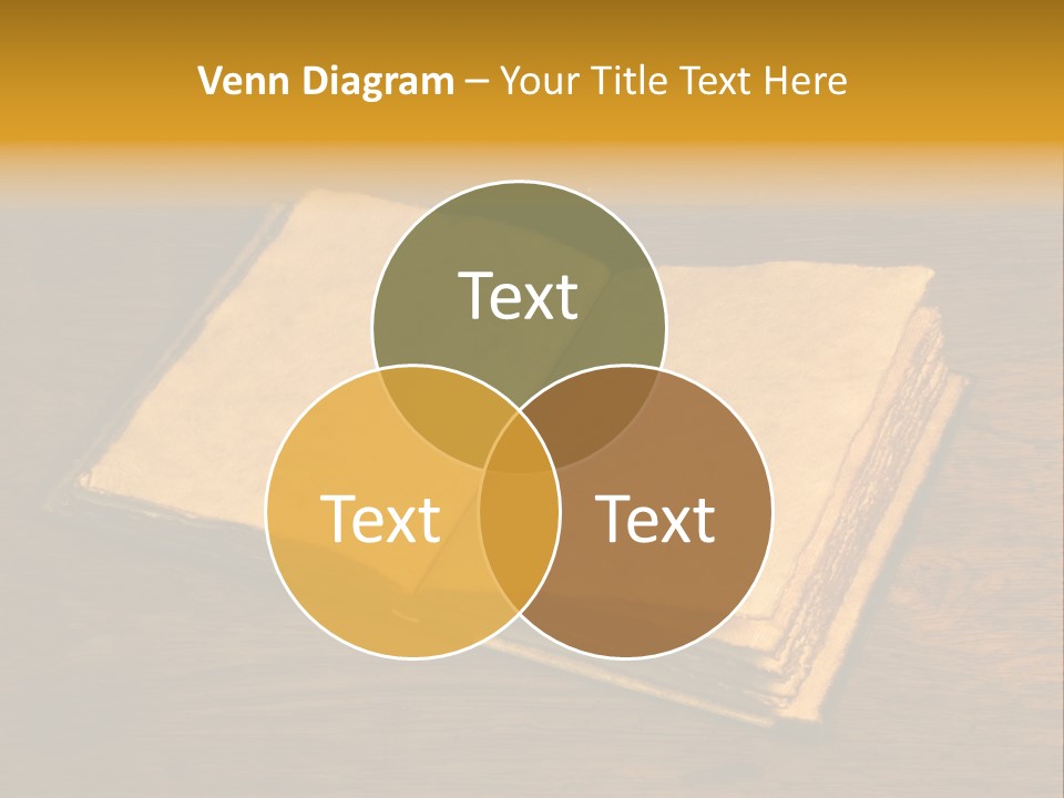 Dirty Desk Textured Effect PowerPoint Template