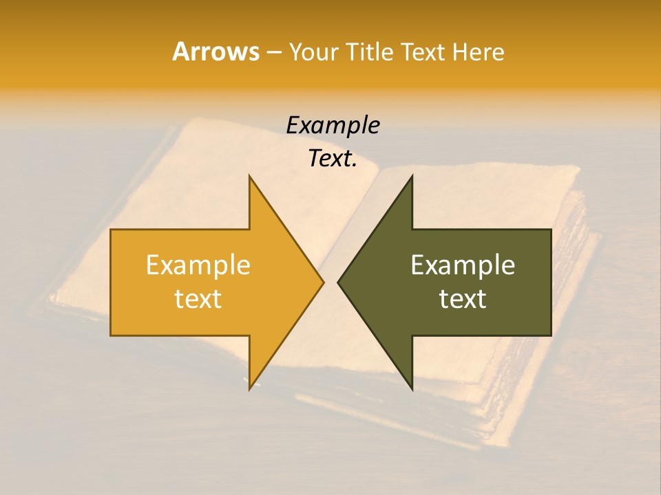 Dirty Desk Textured Effect PowerPoint Template