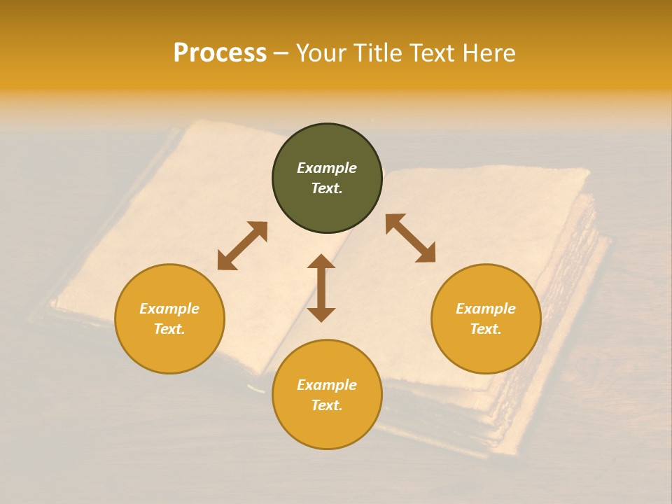 Dirty Desk Textured Effect PowerPoint Template