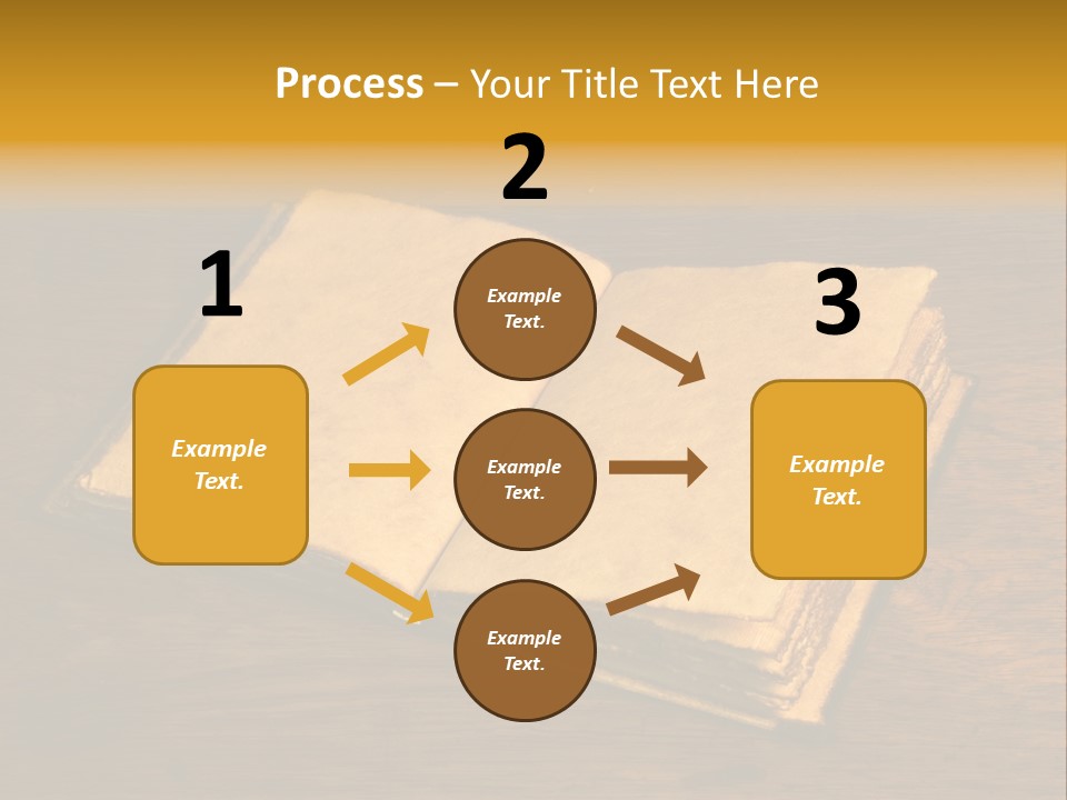 Dirty Desk Textured Effect PowerPoint Template