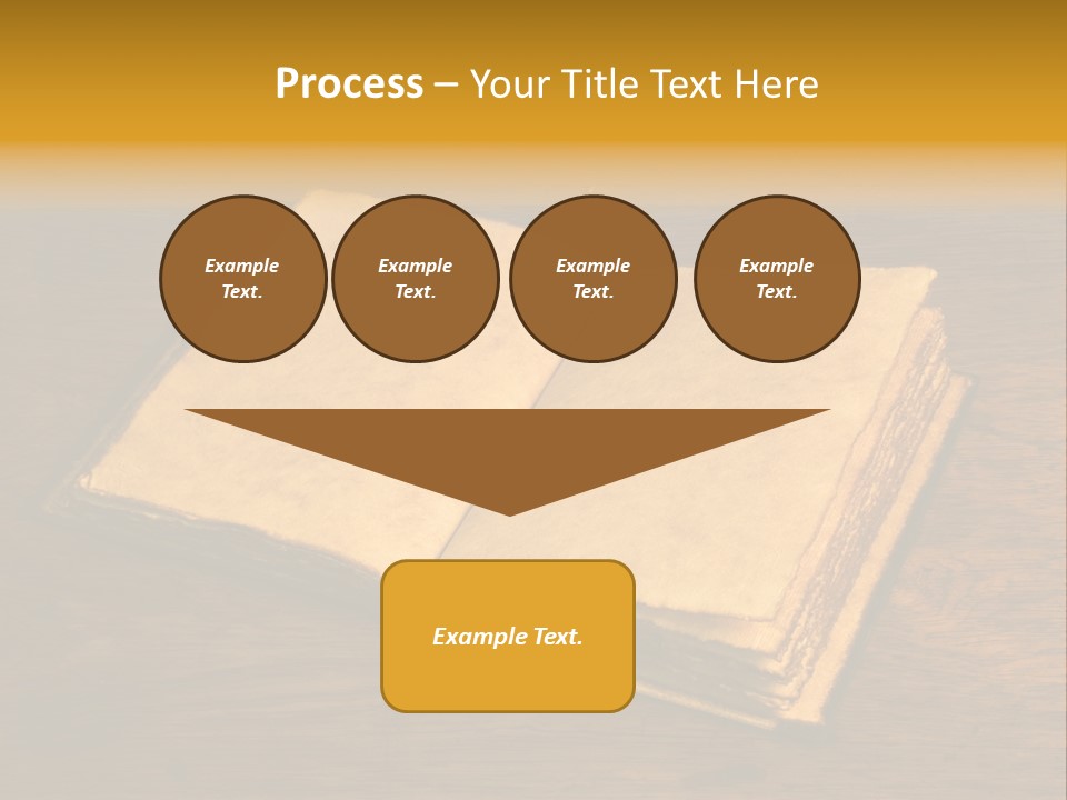Dirty Desk Textured Effect PowerPoint Template